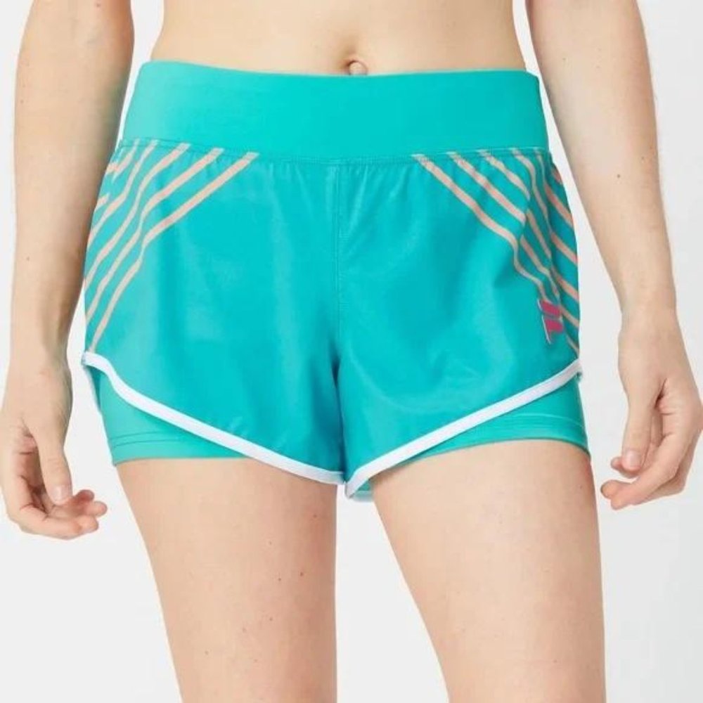 NWT FILA Women's Christopher Bevans Park Stretch Woven Shorts